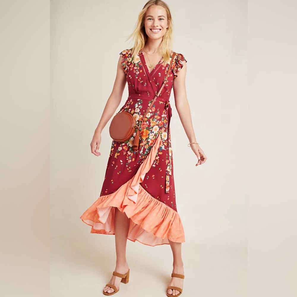 Farm Rio Tesorina Wrap dress size xs petite